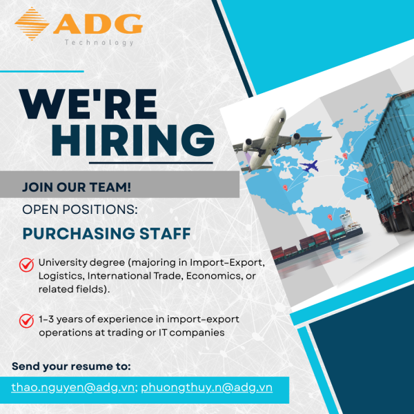 We’re Hiring! – Purchasing Staff